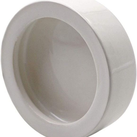 White Ceramic Reptile Food Dish - Picture 3 of 5